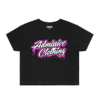 Women's Drip Crop Tee